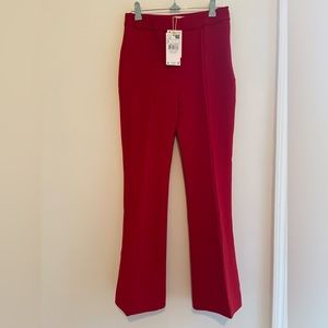 Mango red pants